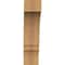 Ekena Millwork 4"W x 12"D x 16"H Balboa Rough Sawn Knee Brace, Western Red Cedar BRC04X12X16BOA00RWR - alternate 2